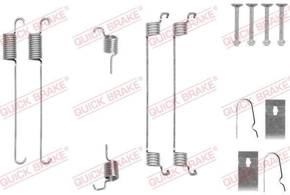 Accessory Kit, brake shoes